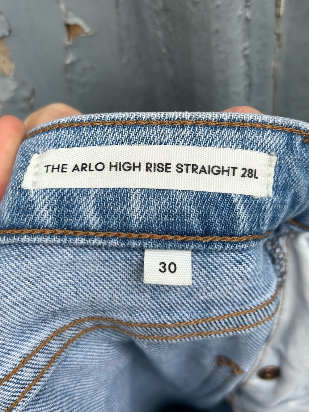 Denim Forum Arlo High Rise Straight, size 30 - Picture 11 of 13